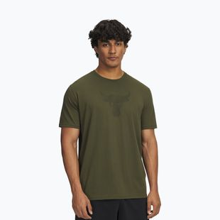 Pánská tréninková tričko Under Armour Project Rock Payoff Graphic expedition green/black
