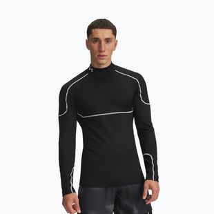 Pánské tréninkové tričko Longsleeve Under Armour Cold Weather Grid black/black/white