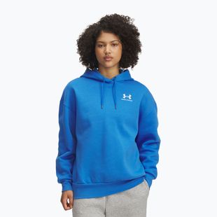 Dámská mikina Under Armour Icon Fleece Hoodie blue atlantis/white