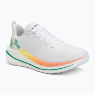 Dámské běžecké boty Under Armour Velociti SPD white/orange bloc/metallic silver