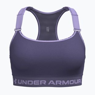 Sportovní podprsenka Under Armour HeatGear High purple luxe/purple crest