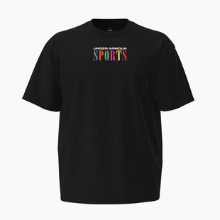 Pánské tréninkové tričko Under Armour Heavyweight Sports ultimate black/white