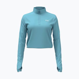 Dámské tréninkové tričko Longsleeve Under Armour Tech Branded 1/2 Zip blue haze/lumos lime/white