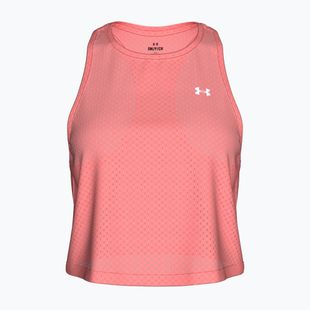 Dámské tréninkové tričko Under Armour Tech Sport Mesh Crop Tank posh pink/white