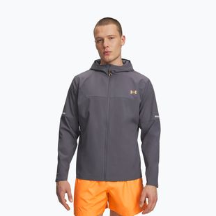 Pánská tréninková bunda Under Armour Tech Utility Woven castlerock/orange bloc