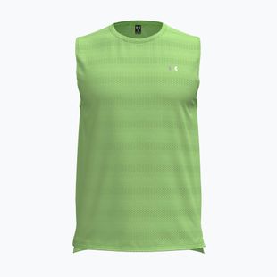 Pánské běžecké tričko Under Armour Velociti Tank lumos lime/white