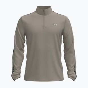 Pánská mikina Under Armour Tech Taping 1/2 Zip timberwolf taupe/black/white