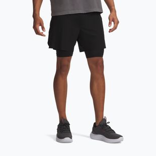 Pánské tréninkové šortky Under Armour Vanish Elite 2IN1 Shorts ultimate black/ultimate black/ultimate black