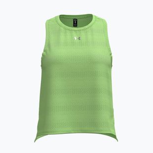 Dámské běžecké tričko Under Armour Velociti Singlet lumos lime/white