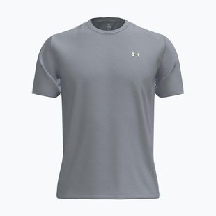 Pánské tréninkové tričko Under Armour Tech Taping mod gray/black/lumos lime