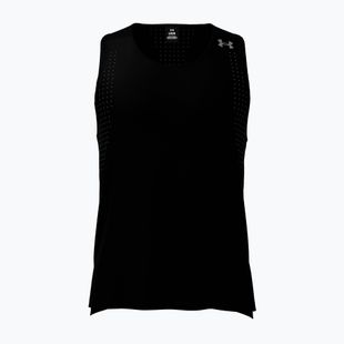 Pánské běžecké tričko Under Armour Velociti Pro Singlet black/black/metallic silver