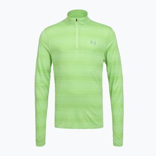 Pánská běžecká mikina Under Armour Velociti 1/4 Zip lumos lime/white