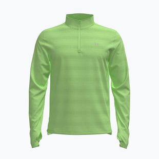 Pánská běžecká mikina Under Armour Velociti 1/4 Zip lumos lime/white