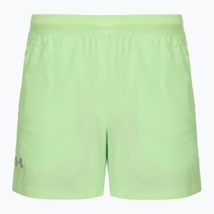 Pánské běžecké šortky Under Armour Launch 5" lumos lime/white