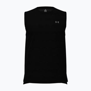 Pánské běžecké tričko Under Armour Velociti Tank black/black/metallic silver
