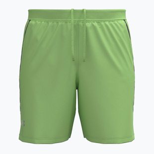 Pánské běžecké šortky Under Armour Launch 7" lumos lime/white