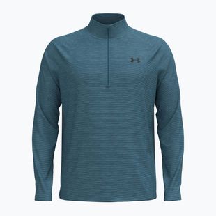 Pánské tričko Longsleeve Under Armour Tech Textured 1/2 Zip Boundless Blue/Black