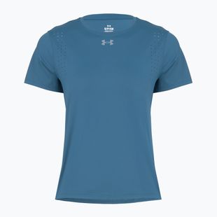 Dámské běžecké tričko Under Armour Velociti Pro wham blue/hyper green/white