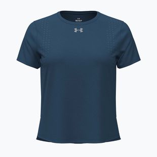 Dámské běžecké tričko Under Armour Velociti Pro wham blue/hyper green/white
