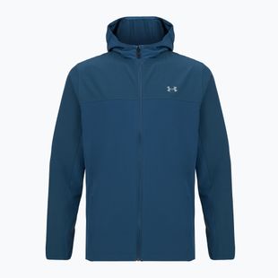 Pánská běžecká bunda Under Armour Velociti Pro Storm wham blue/boundless blue/black