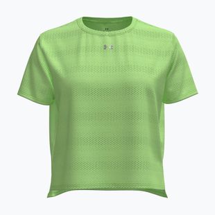Dámské běžecké tričko Under Armour Velociti lumos lime/white