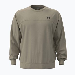 Pánská mikina Under Armour Rival LW Crew city khaki/black