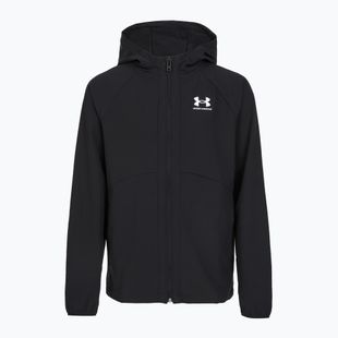Pánská tréninková bunda Under Armour Vibe Woven Windbreaker Jacket black/white