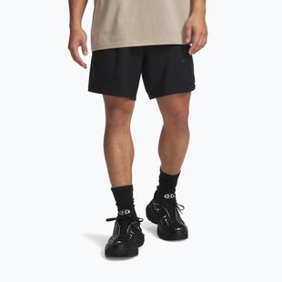 Pánské tréninkové šortky Under Armour Unstoppable Woven Shorts black/black