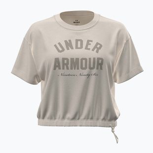 Dámské tréninkové tričko Under Armour Bungee Hem Tee summit white/khaki base