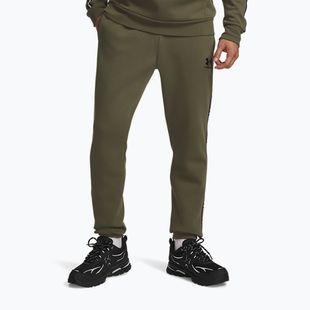 Pánské kalhoty Under Armour Icon Fleece Jogger navy from green/black