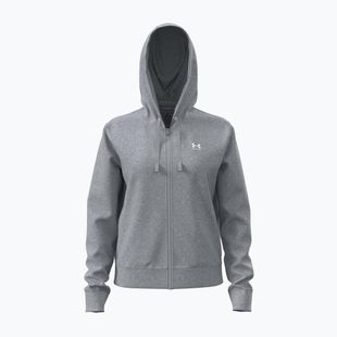 Dámská mikina Under Armour Sport Terry FZ Mod Gray Light Heather/White