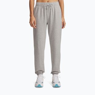 Dámské kalhoty  Under Armour Sport Terry Jogger Mod gray light heather/white
