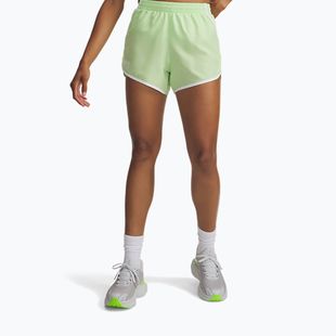 Dámské běžecké šortky Under Armour Fly By 3" lumos lime/white