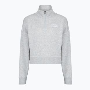 Dámská mikina Under Armour Rival Fleece Script HZ blue gray light heather/white