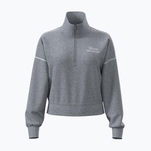 Dámská mikina Under Armour Rival Fleece Script HZ blue gray light heather/white