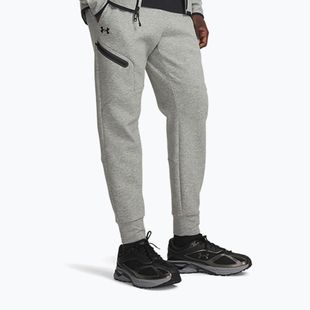 Pánské kalhoty Under Armour Unstoppable Fleece mod gray/black