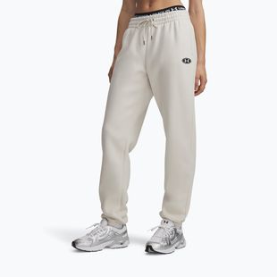 Dámské kalhoty Under Armour Icon Fleece Nov Jogger summit white/white