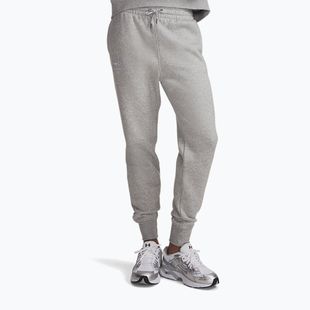 Dámské kalhoty Under Armour Icon Fleece Jogger mod gray light heather/white