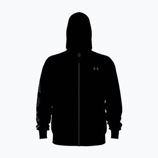 Pánská mikina Under Armour Rival LW Graphic FZ black/black