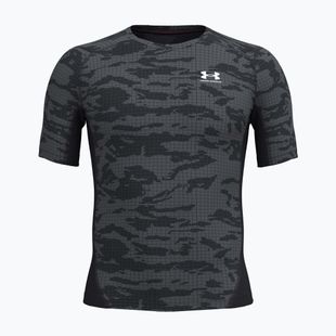 Pánské tréninkové tričko Under Armour HG Printed black/castlerock/white