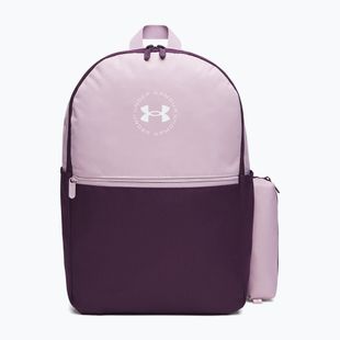 Městský batoh Under Armour Essential Printed Backpack mauve pink/purple echo/white