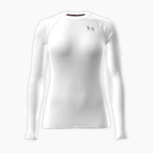 Dámské tréninkové tričko Longsleeve Under Armour HG Authentics Comp LS white/halo gray