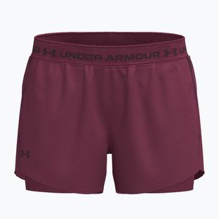 Dámské tréninkové šortky Under Armour Tech Play Up 2IN1 Shorts claret/claret/ox blood