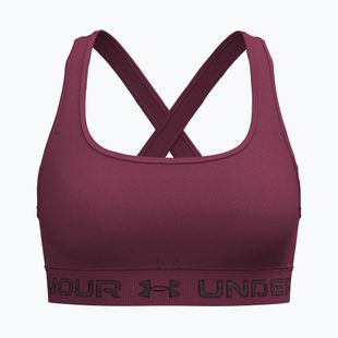 Sportovní podprsenka Under Armour Crossback Mid claret/ox blood
