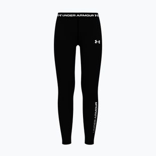 Dětské legíny Under Armour HeatGear Branded Leggings black/white