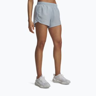 Dámské běžecké šortky Under Armour Fly By 3" Shorts blue fog/blue fog/reflective