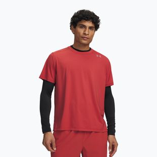 Pánské běžecké tričko Under Armour Velociti Pro SS heritage red/reflective