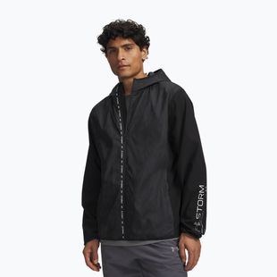 Pánská běžecká bunda Under Armour Velociti Storm Jacket ultimate black/reflective