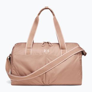 Dámská tréninková taška Under Armour Studio Lite Duffle 26 l deep almond/bashful pink