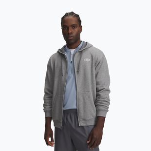 Pánská mikina Under Armour Rival Fleece Full Zip castlerock light heather/black